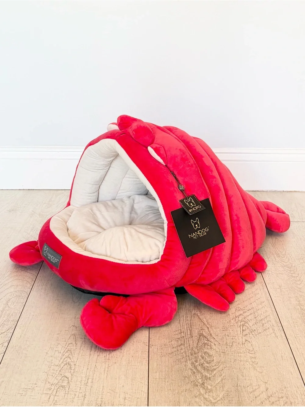 Extremely RARE NanDog Plush Red Lobster Small Dog / Cat Pet Cushion Bed